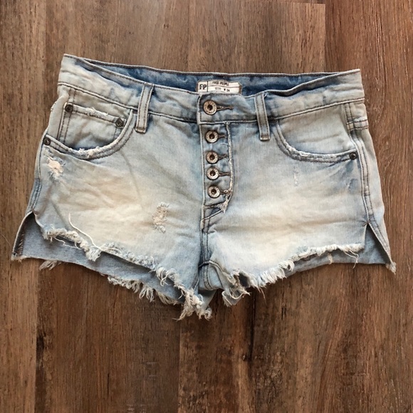 Free People Cut Off Runaway Shorts - Picture 1 of 4